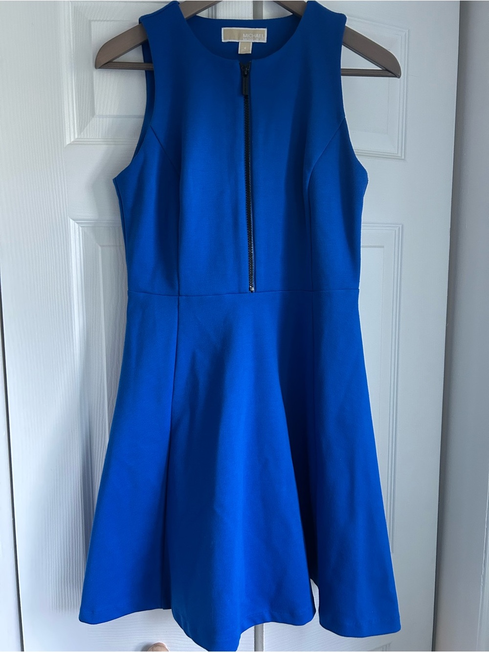 Michael Kors sleeveless zip front dress